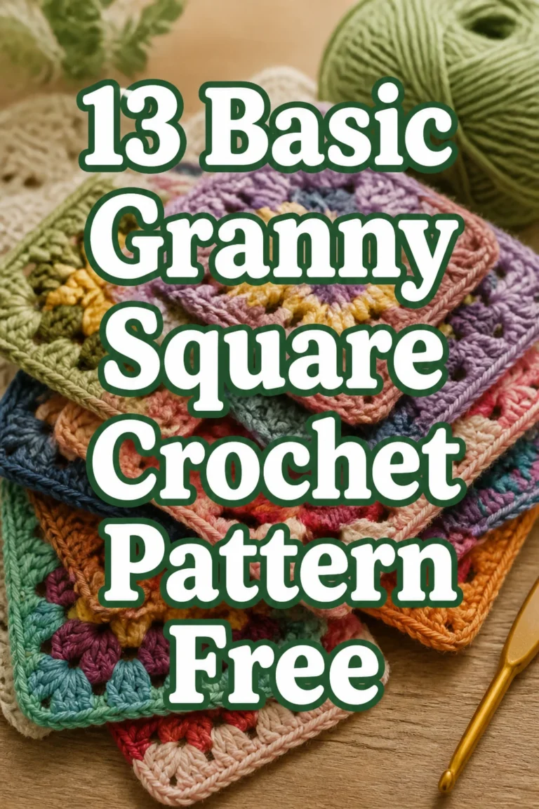13 Basic Granny Square Crochet Pattern Free