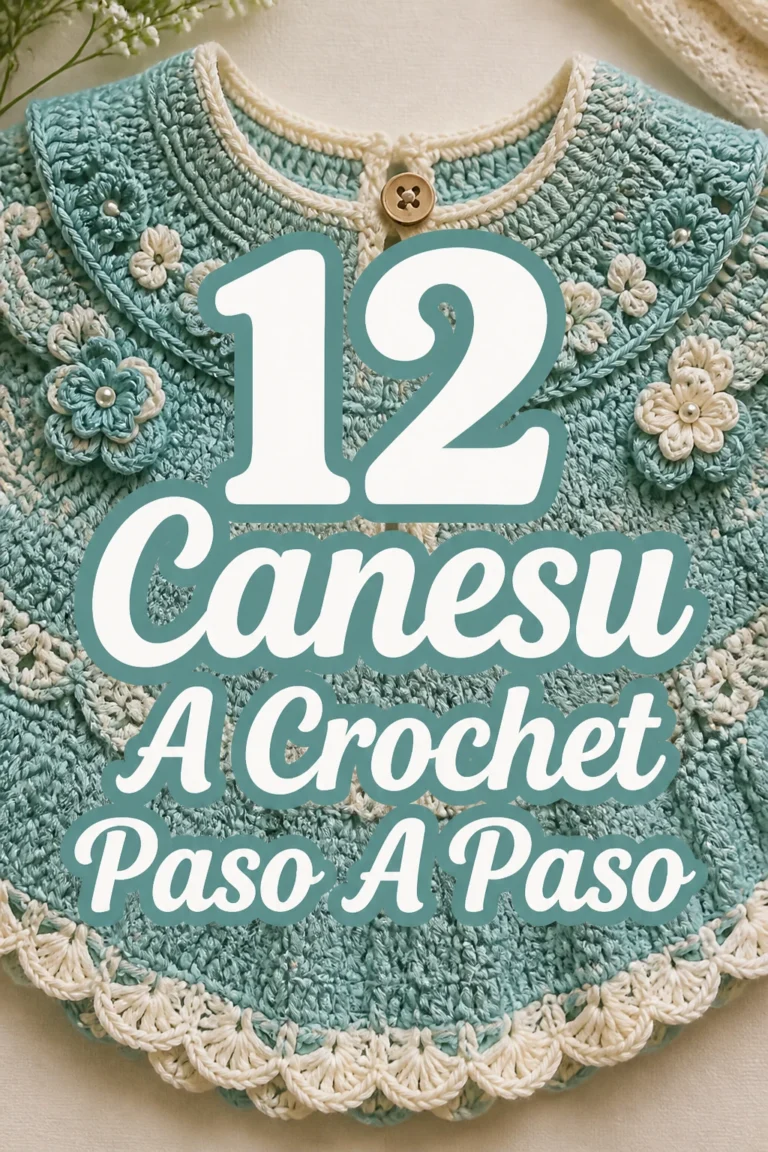 12 Canesu A Crochet Paso A Paso