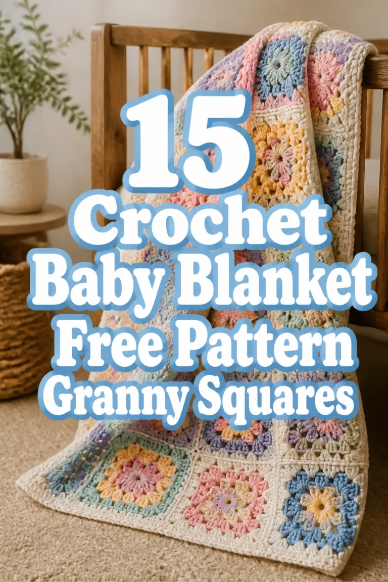15 Crochet Baby Blanket Free Pattern Granny Squares