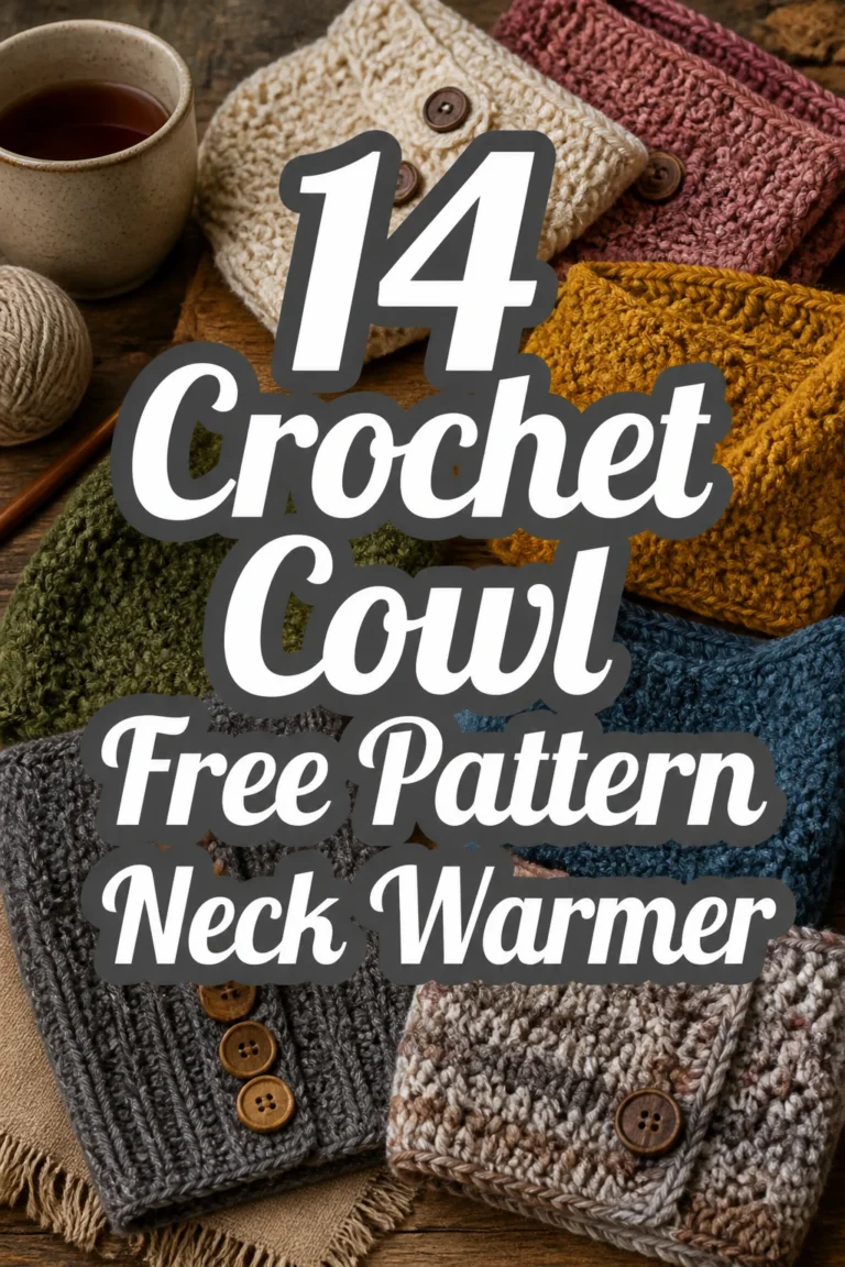 14 Crochet Cowl Free Pattern Neck Warmer