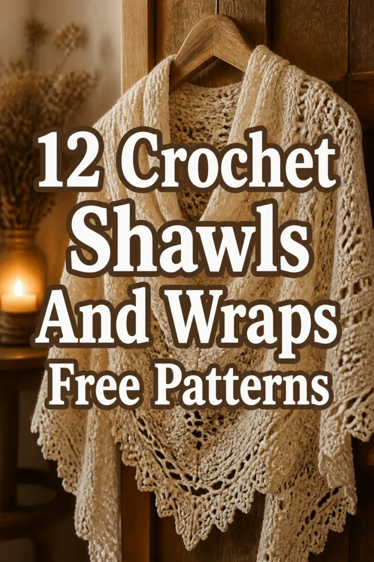 12 Crochet Shawls And Wraps Free Patterns