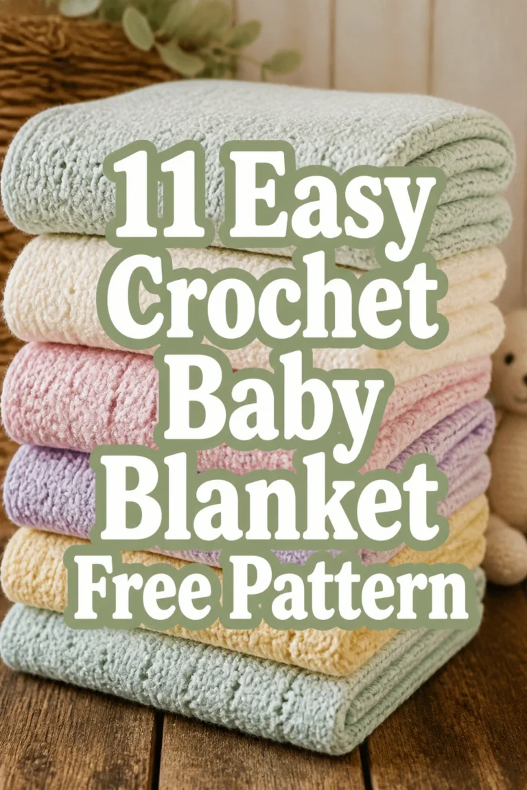 11 Easy Crochet Baby Blanket Free Pattern