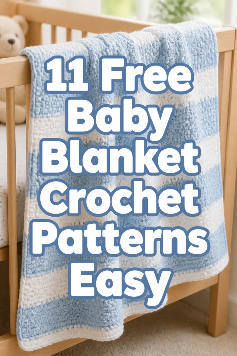 11 Free Baby Blanket Crochet Patterns Easy