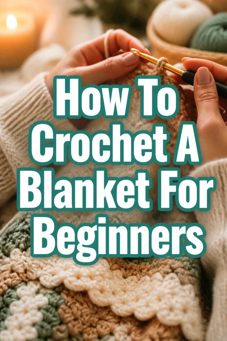 How To Crochet A Blanket For Beginners