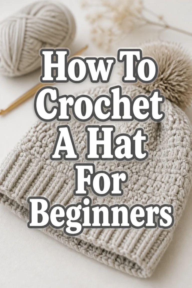 How To Crochet A Hat For Beginners