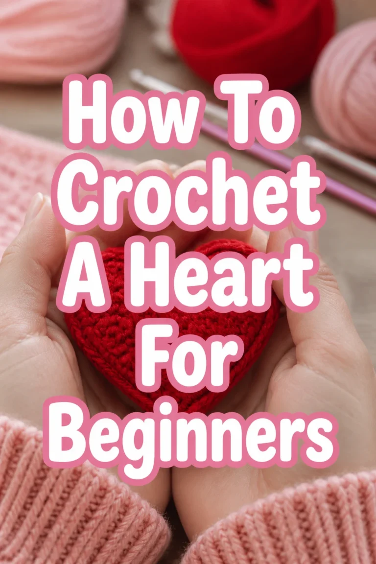 How To Crochet A Heart For Beginners