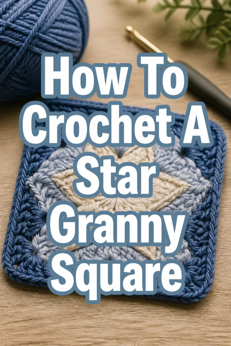 How To Crochet A Star Granny Square