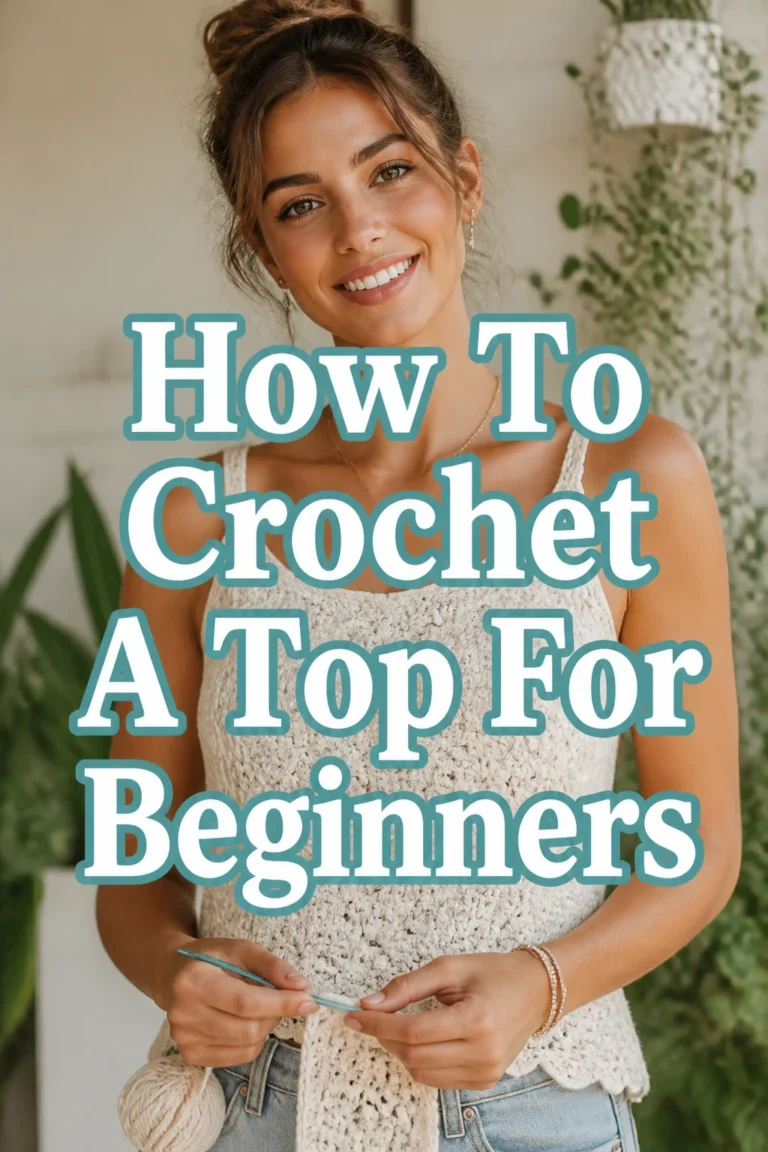 How To Crochet A Top For Beginners