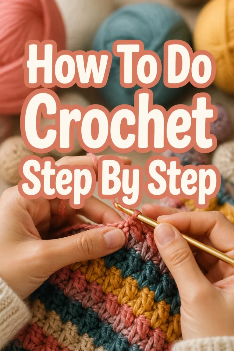 How To Do Crochet Step By Step