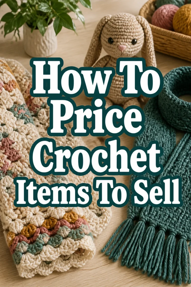 How To Price Crochet Items To Sell