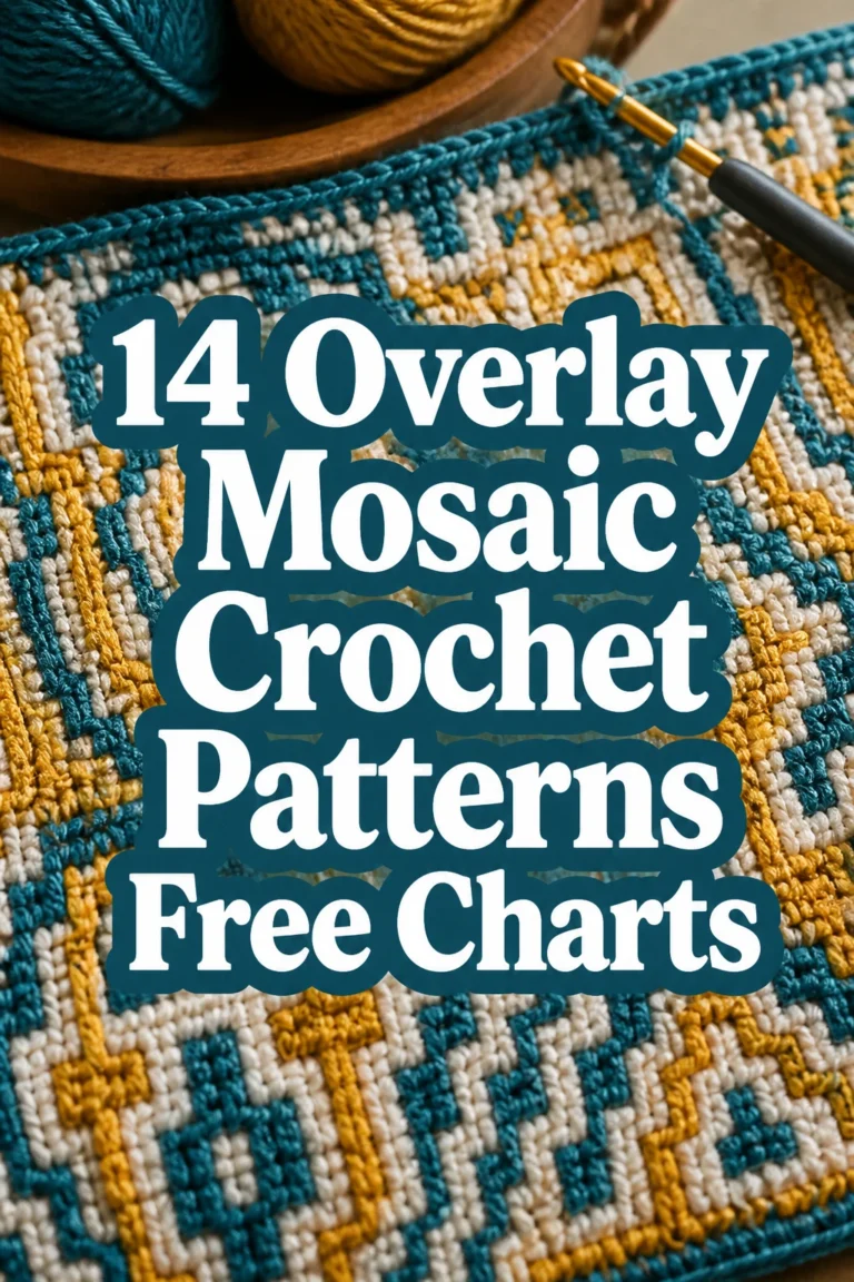 14 Overlay Mosaic Crochet Patterns Free Charts