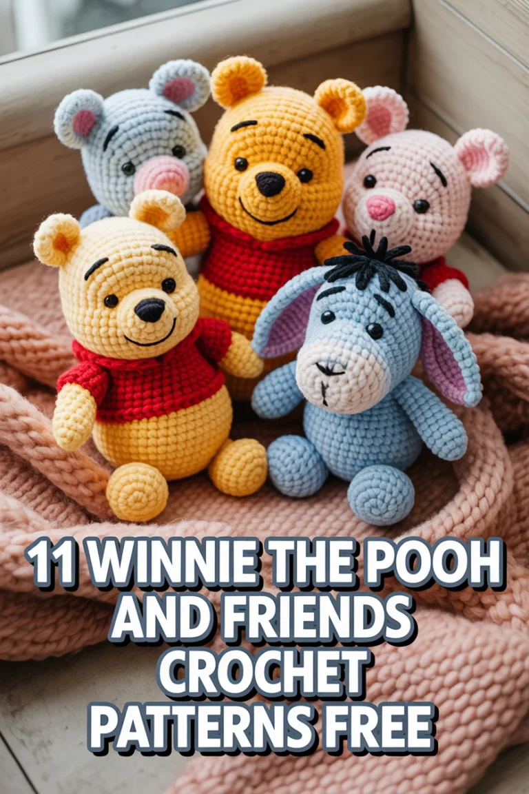 11 Winnie The Pooh And Friends Crochet Patterns Free
