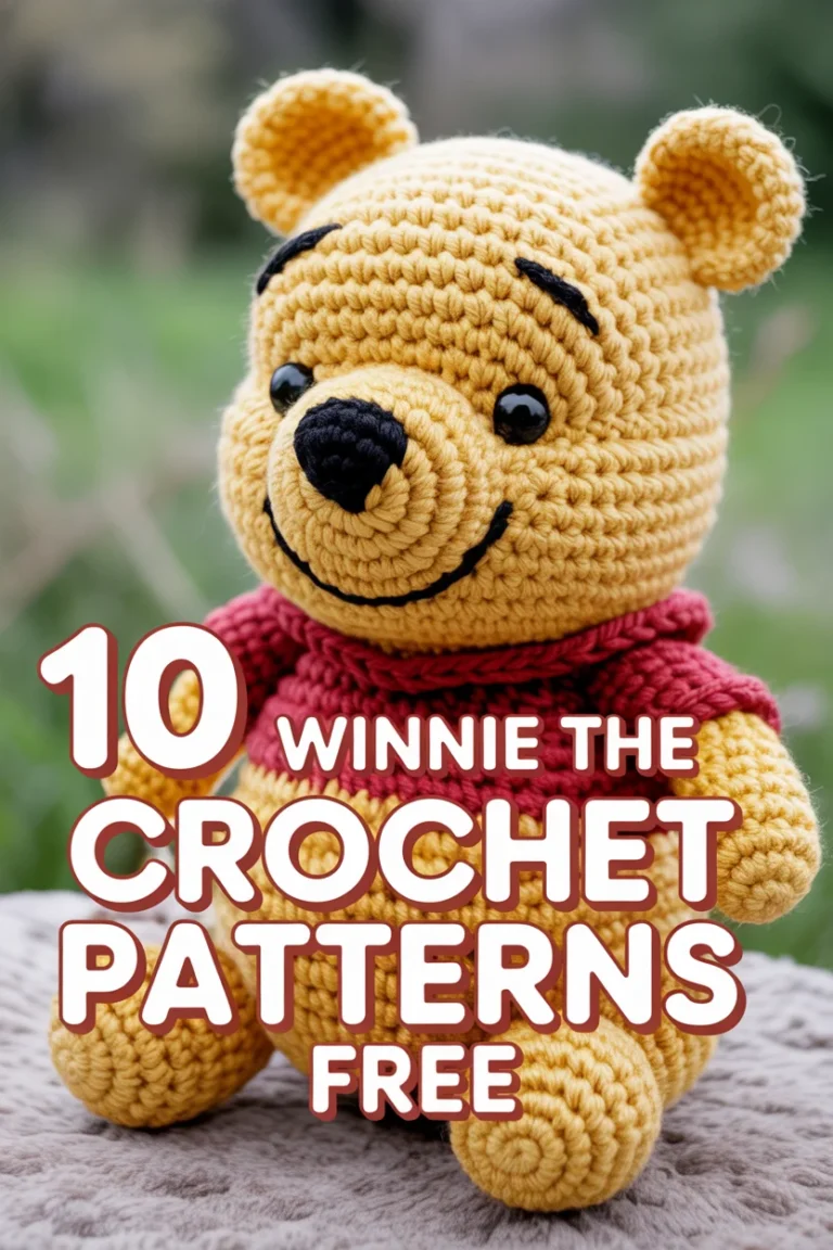 10 Winnie The Pooh Crochet Patterns Free