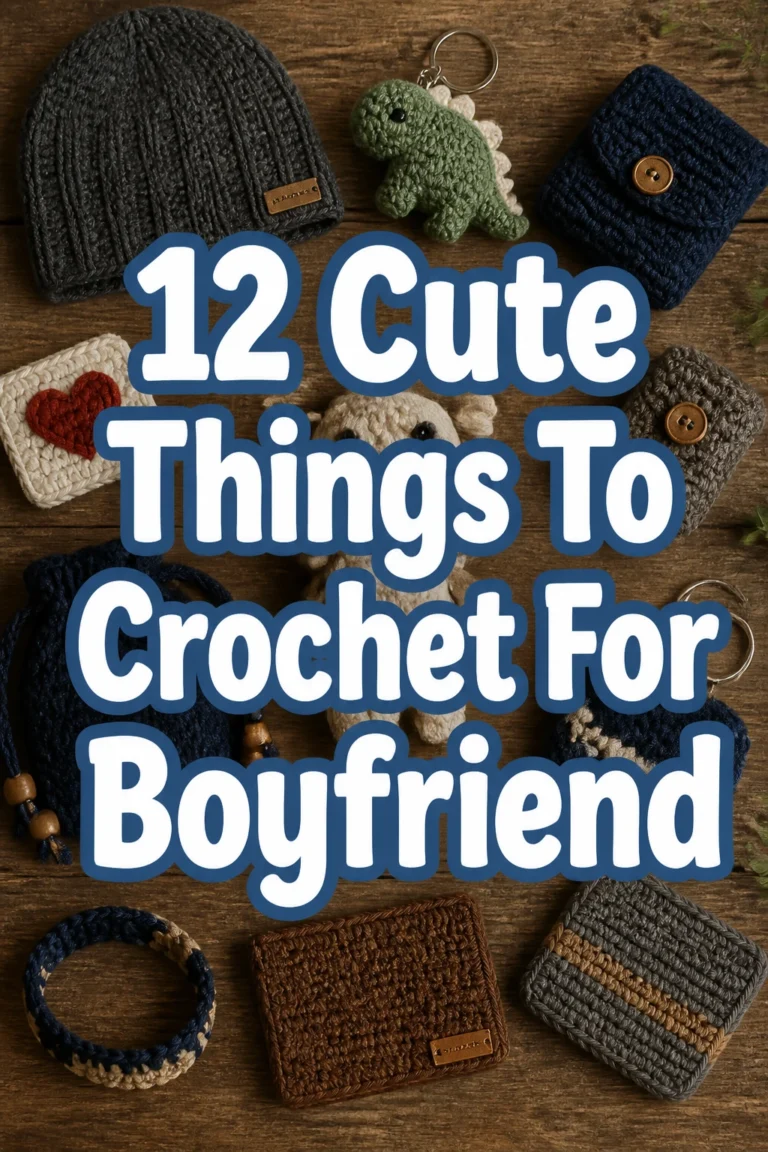 12 Cute Things To Crochet For Boyfriend