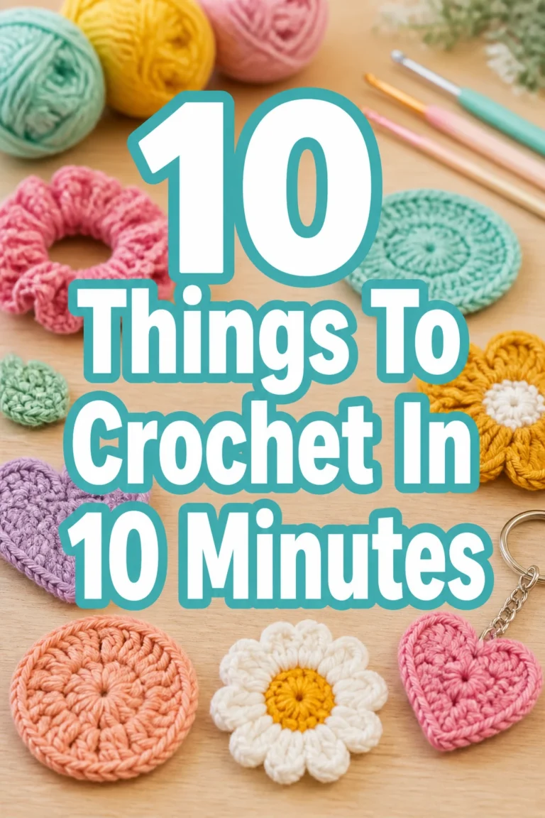 10 Things To Crochet In 10 Minutes